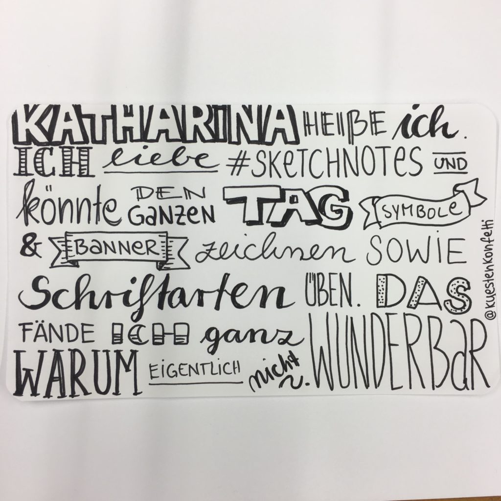 Einblicke Sketchnotes Workshop Visuelle Notizen Fur Dich Teil 1 Katharina Bluhm